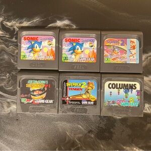 Bundle of 6 Sega Game Gear Games